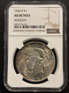 1926-D Peace Dollar NGC AU Details
