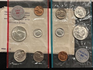 lot 46 image: 1964 P & D Mint Set
