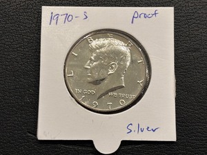 lot 49 image: 1970-S Kennedy Silver Half Dollar Proof
