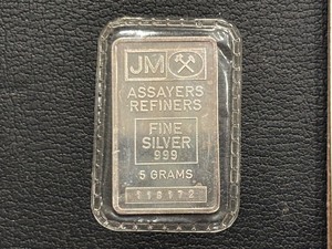 lot 54 image: 5 Grams .999 Fine Silver JM Bullion