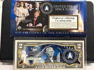 lot 66 image: Space Force $2 Dollar Note