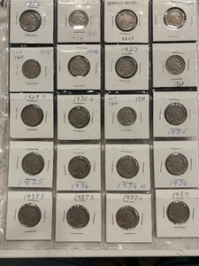 lot 81 image: Buffalo Nickels