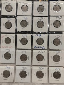 lot 82 image: Buffalo Nickels
