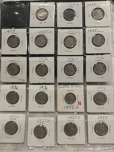 lot 83 image: Buffalo Nickels