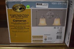 lot 38 image: Vanity Light