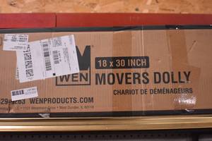 lot 51 image: WEN 721830 1320-Pound Capacity 18-by-30-Inch Hardwood Movers Dolly, 2-Pack