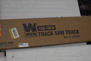 lot 54 image: WEN CT9502 100-Inch Track Saw Track Guide Rail and Adapters