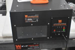 lot 97 image: WEN 3410 3-Speed Remote-Controlled Air Filtration System (300350400 CFM)