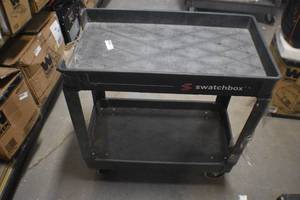 lot 103 image: service cart. used. beat up...