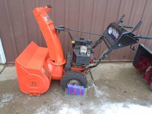 Vintage Ariens 85/24 snow blower with electric start. Tested & works. As shown.