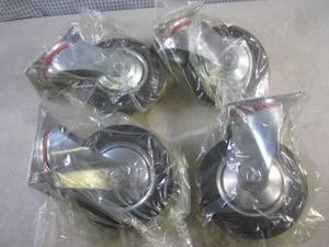 lot 68 image: (CSB) 4 New Heavy Duty 6 Swivel Ca...