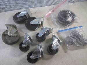lot 69 image: (CSB) Assorted Caster Wheels...