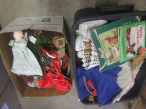 lot 146 image: (F-1) 2 Boxes of Misc Christmas Dec...