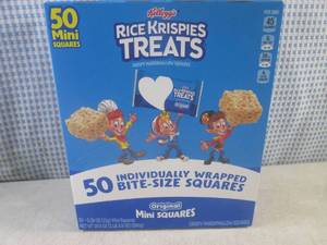lot 239 image: (B-3) 50 Mini Squares Box of Rice K...