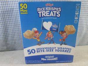lot 240 image: (B-3) 50 Mini Squares Box of Rice K...
