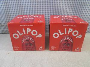 lot 248 image: (B-3) 2 - 4-Packs of Olipop Cherry ...