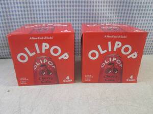 lot 249 image: (B-3) 2 - 4-Packs of Olipop Cherry ...