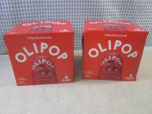 lot 250 image: (B-3) 2 - 4-Packs of Olipop Cherry ...