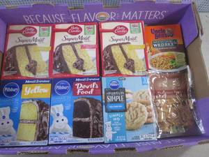 lot 254 image: (C-2) Assorted Boxes of Cake Mix an...