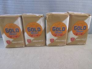 lot 263 image: (EC2) 4 Bags of Gold Medal Whole Wh...