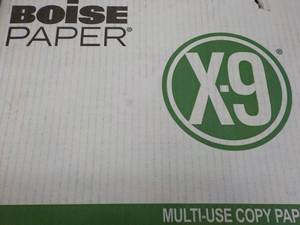 lot 14 image: Boise 5000 Sheets White 8.5 x 11 C...