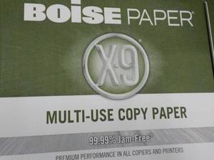 lot 15 image: Boise 5000 Sheets White 8.5 x 11 C...