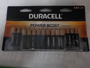 lot 35 image: 24 Duracell Power Boost AAA Batteri...