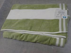 lot 70 image: Oversized Velour Jacquard Cabana St...