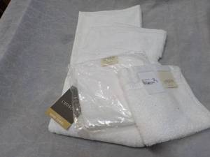 lot 76 image: 3 pc Hand Towel and Washcloths new...