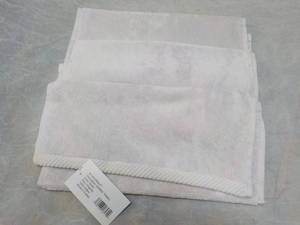 lot 82 image: 3 pc Ediree Silver Fingertip Towels...