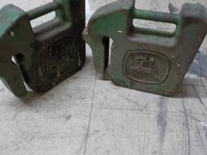 lot 127 image: John Deere Weights...