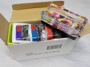 lot 129 image: 4 Light Up Ashtrays...