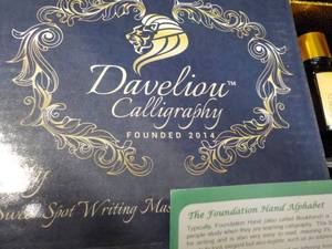 lot 153 image: Davelion Calligraphy Kit...