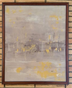 lot 7D image: LR - Fred Blumenthahl Abstract Original - Framed Artwork