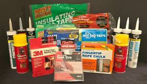lot 186K image: LL-S - Collection of Weatherproofing Supplies and Caulking Materials