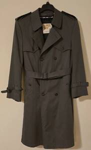 lot 281K image: LL-FR - Clipper Mist Trench Coat Size 40 with Belt and Epaulettes