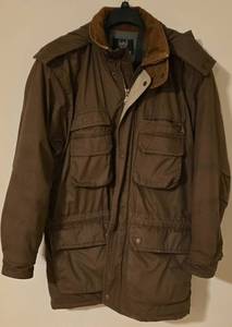 lot 282K image: LL-FR - Aberdeen Brown Outdoor Jacket Size MTML with Hood