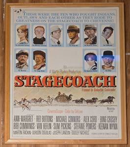 lot 290K image: LL-FR - Framed Stagecoach Movie Poster