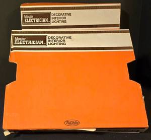 lot 329K image: LL-FR - Master Electrician Decorative Interior Lighting Fixture with 12 Inch Square Shade