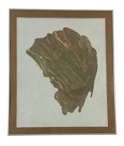 lot 412C image: LL - Fred Blumenthal Abstract Framed Painting