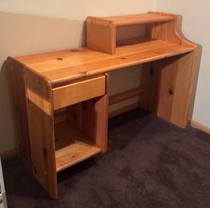 lot 42R image: O - Rustic Pine Desk