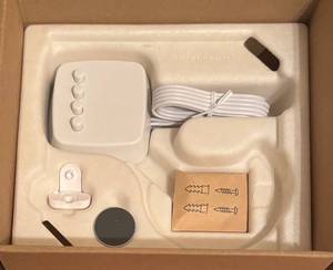 lot 45R image: O - Ecobee Smart Thermostat Kit with Wiring and Accessories