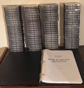 lot 72R image: O - Steve Frank Musical Legacy Collection of Cassette Tapes with Song Directory Binder