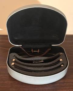 lot 79R image: O - Revolution Sun Interchangeable Sunglasses Set with 3 Lenses and Case