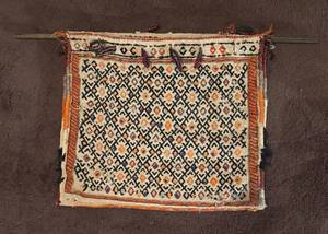 lot 83R image: O - Vintage Woven Handmade Saddle Bag