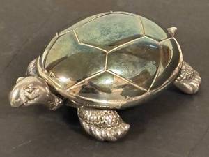 lot 280R image: K - Reed & Barton Musical Turtle Figurine