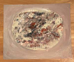 lot 305R image: LR - Fred Blumenthal Original Abstract Unframed Painting