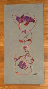 lot 308R image: LR - Fred Blumenthal 1985 Abstract Original Unframed Painting