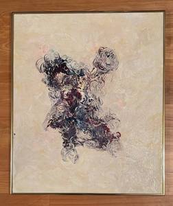 lot 318R image: LR - Fred Blumenthal Original Abstract Painting, Unframed