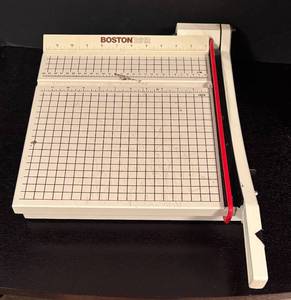lot 341R image: LR - Boston 2612 Paper Cutter Trimmer